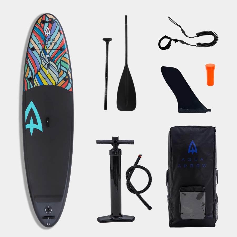 SUP доска надувная Aqua Arrow 10,6 ART CORAL  