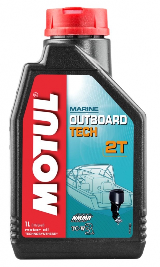 Масло MOTUL Outboard Tech 2T, 1 литр 